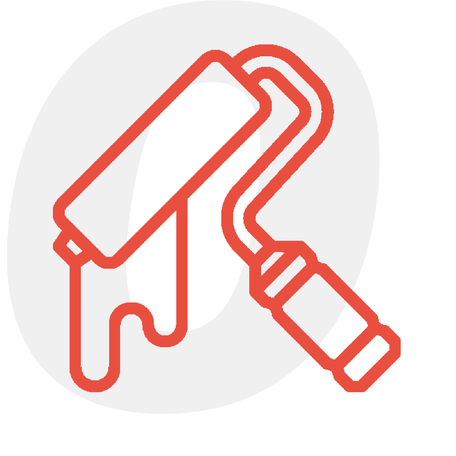 فوم حجري بلمعة معدنية مميزة على الجدار.